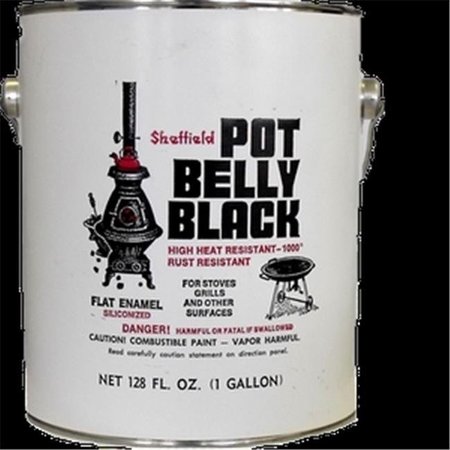 SHEFFIELD Sheffield 5906 Qt Pot Belly Black High Temperature Finish 88289159060
